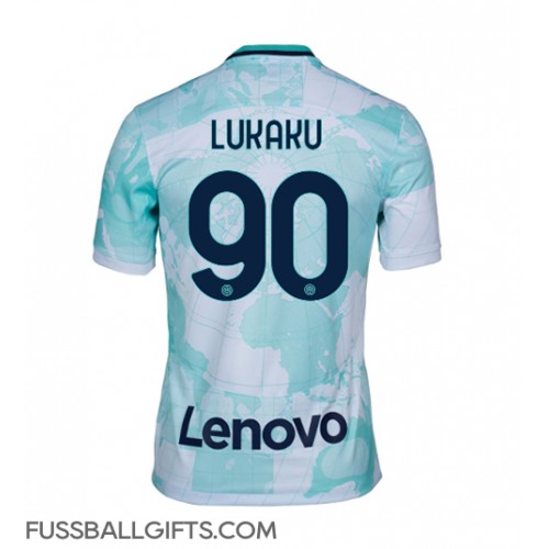 Inter Milan Romelu Lukaku #90 Fußballbekleidung Auswärtstrikot 2022-23 Kurzarm